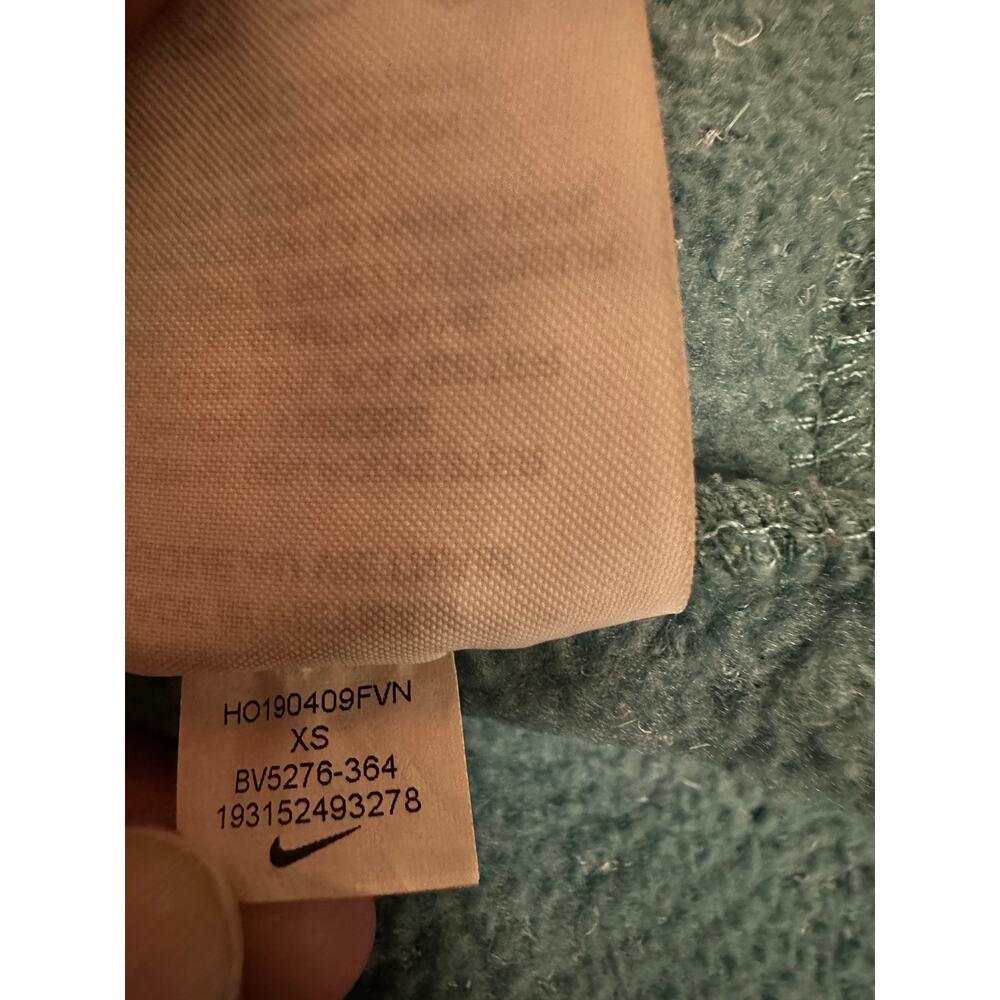Nike Therma Fleece Training Hoodie Womens Sz XS Teal Blue BV5276-364 - Picture 10 of 12